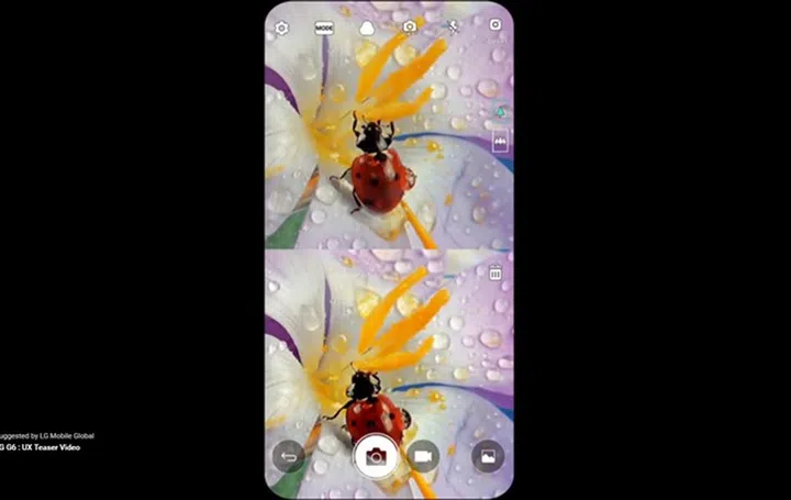 Screenshot taken from LG G6: Square (YouTube)