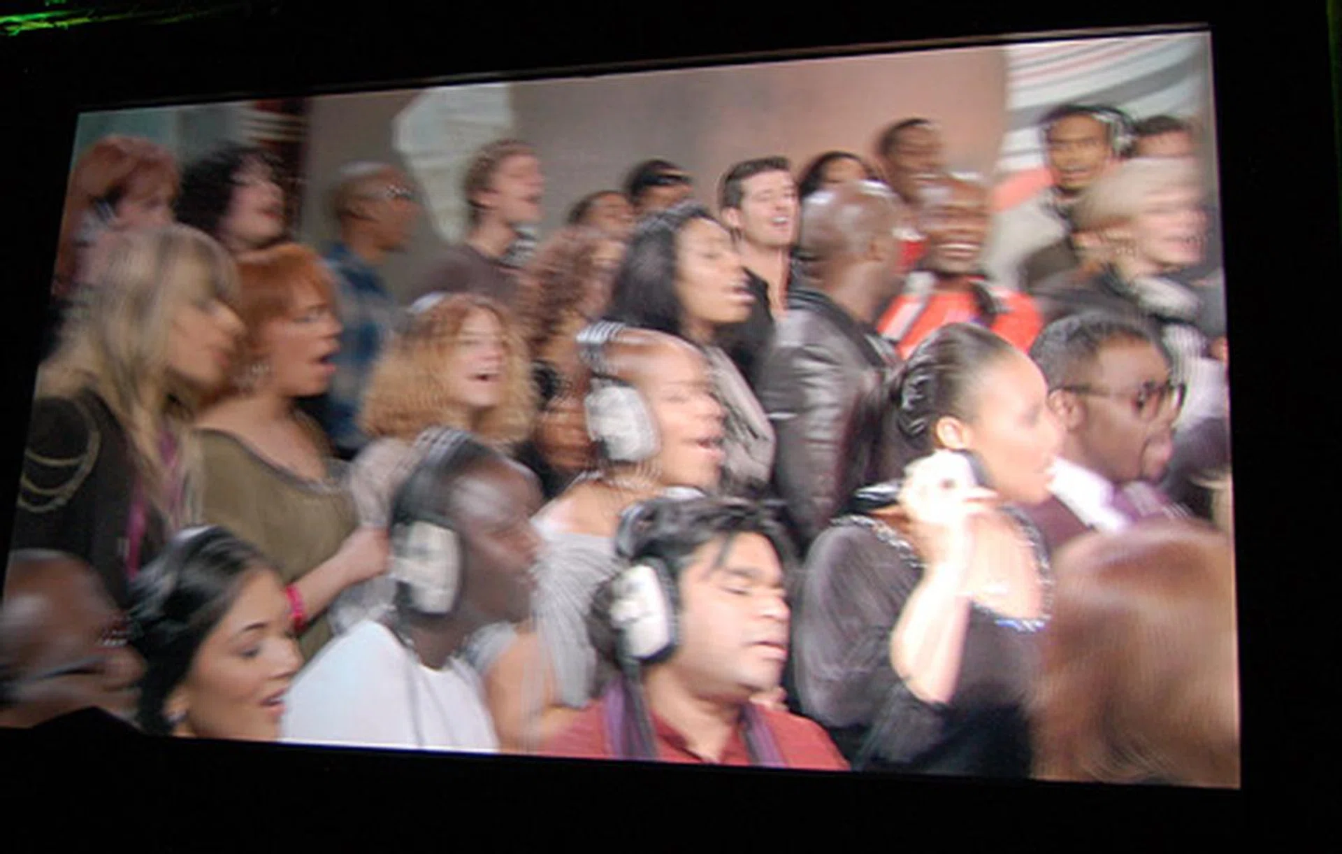 For many, it was touching to see "We Are The World" in 3D.