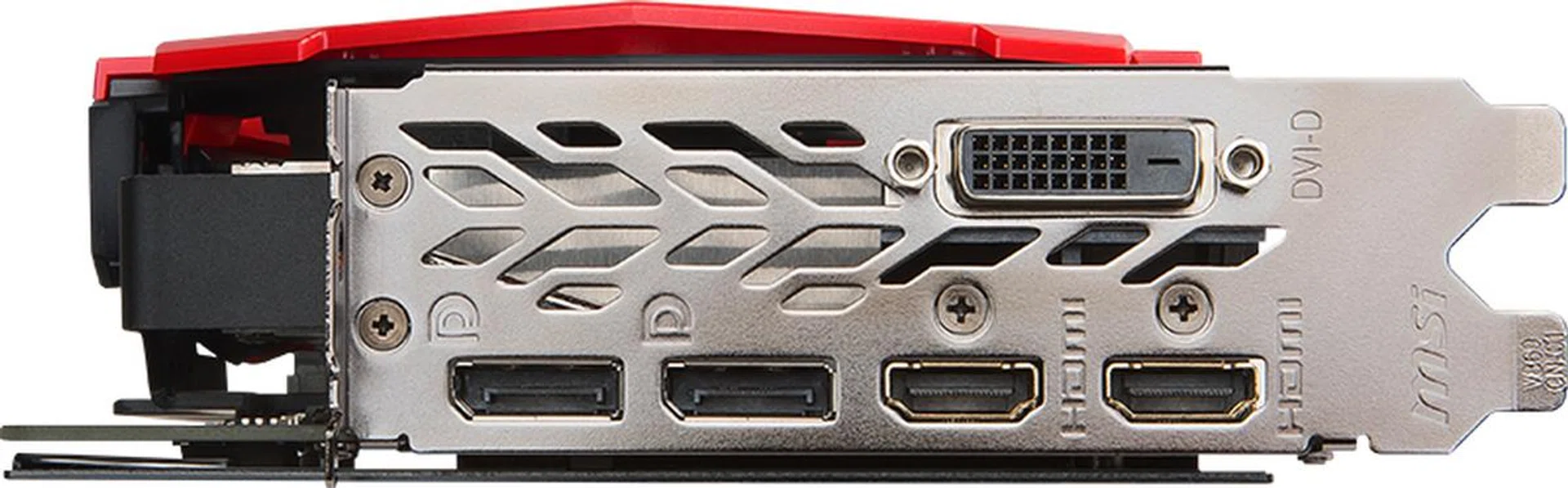 MSI Radeon RX 580 Gaming X+ 8G display ports