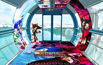 The Sonic X Shadow Generations capsule will run from December to March next year. (Image source: Singapore Flyer)
