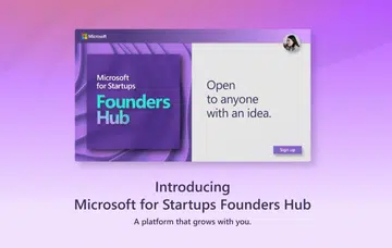 Startups also have a chance to network and maybe gain a mentor by joining the Hub. Image source: Microsoft. 