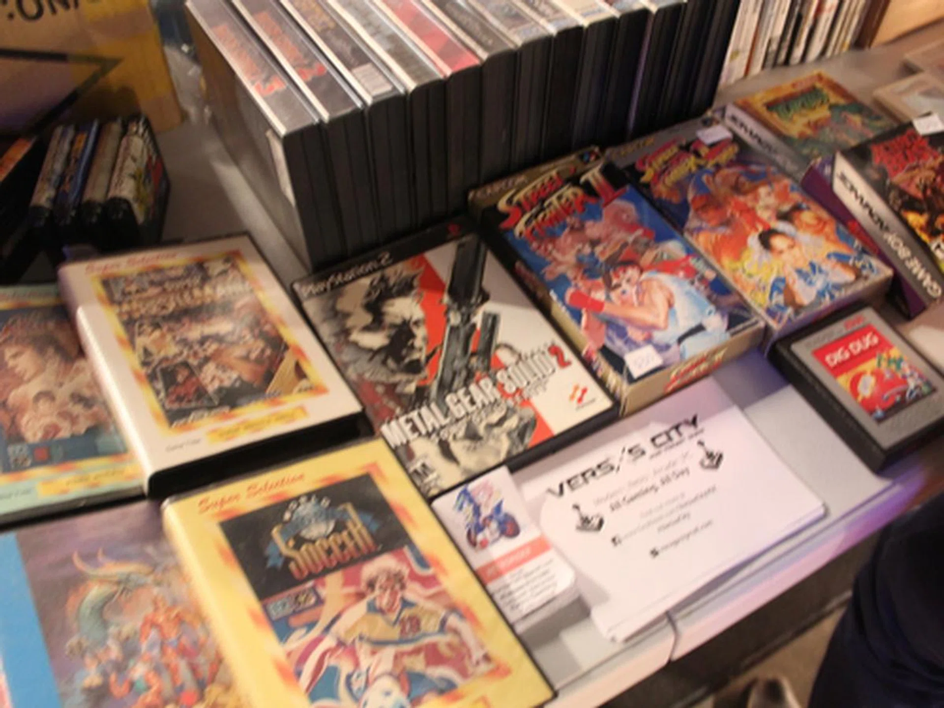Street Fighter II on the Super Famicom! Pretty much every single video game store back in the day had it on their TVs to attract passersby.