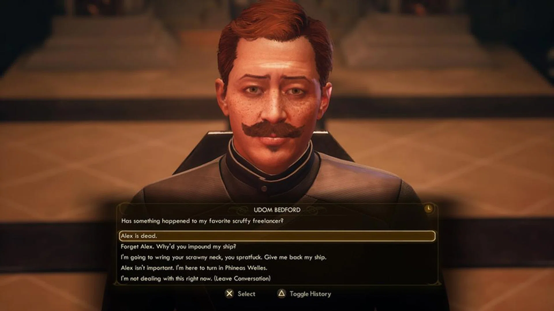 Just as an example - early on in the story, you are presented with the choice to turn Phineas in to the law. This would kick off your relationship with the capitalistic faction of The Board - or you could just ignore them and side with Phineas. Your choice!
