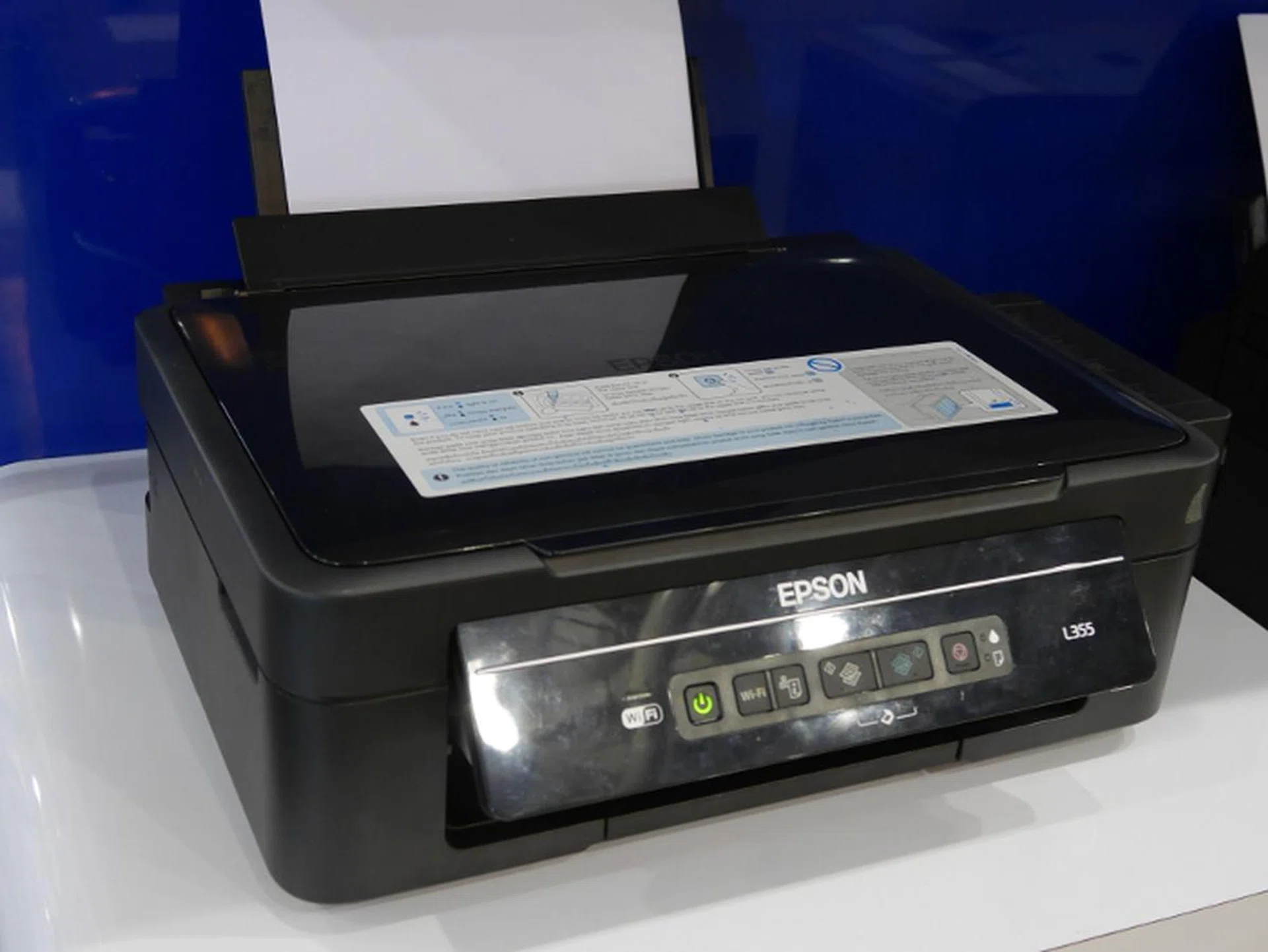 If you don't need an ADF, there's the Epson L355. It uses the same ink tank technology as the L555 for cost savings, and comes with two additional black ink bottles in addition to the $20 NTUC voucher and free trolley. The Epson L355 goes for $299 (usual price $329).