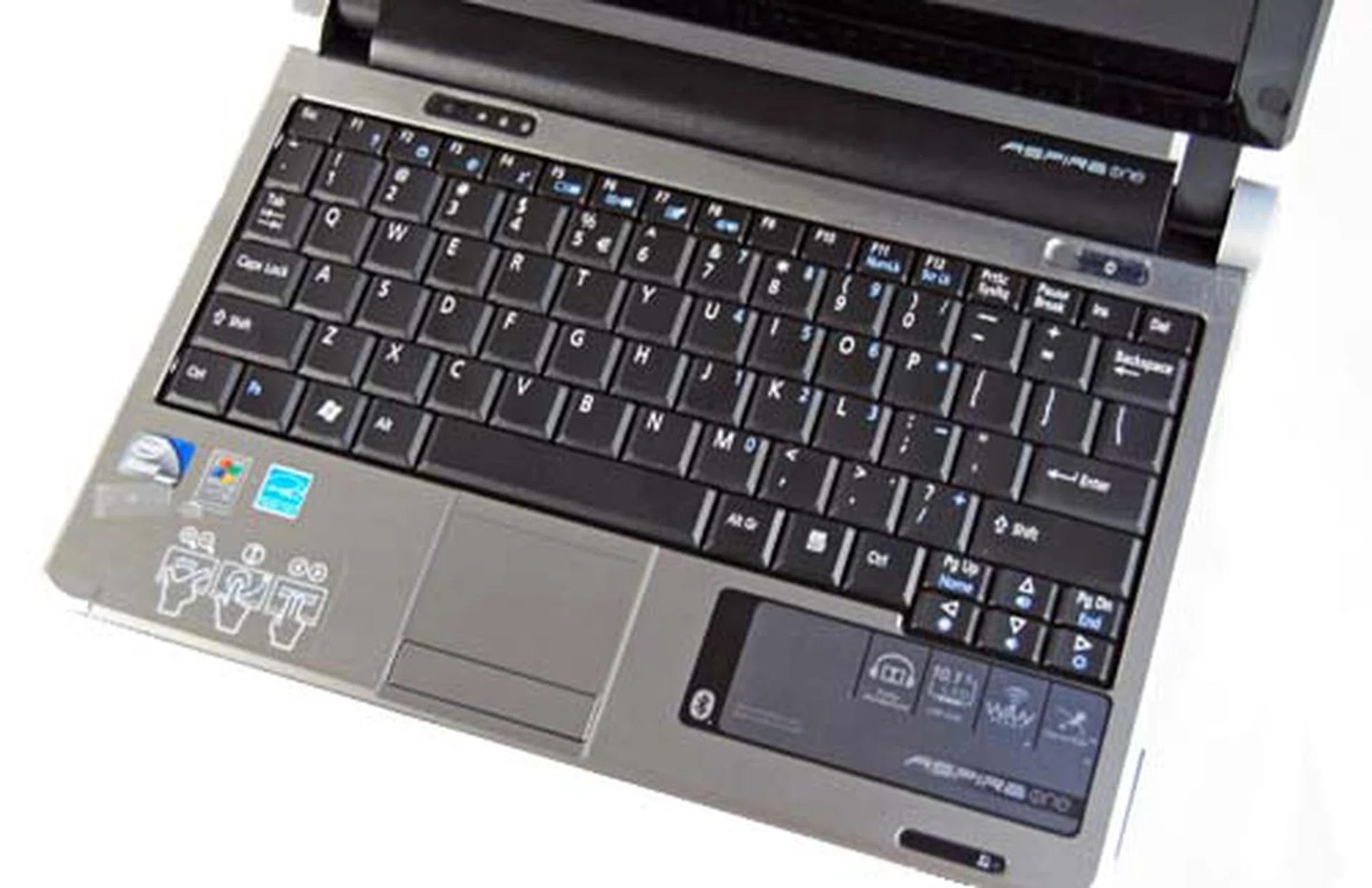 The keyboard is well laid out and the multi-touch trackpad was responsive to our fingers.