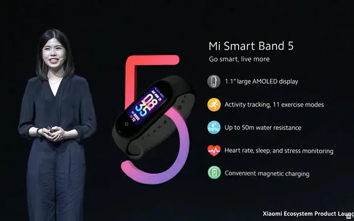 The top 5 features of the new Smart Band 5