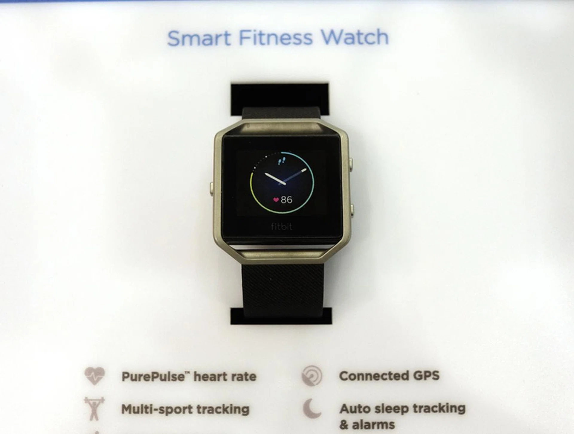 The Fitbit Blaze is a sleek fitness-oriented smartwatch that can also track your workouts, monitor your performance stats, and gauge your exercise progress. The PurePulse continuous heart rate monitor gives accurate real-time feedback and multi-sport modes make it ideal for every type of exercise. Get one at Sitex for just $278 (usual price: $318).