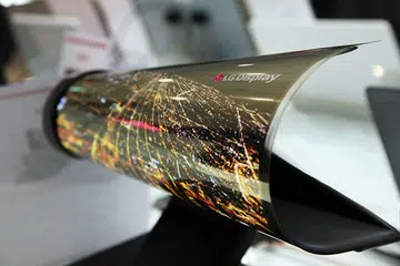 LG CES 2016 rollable OLED
