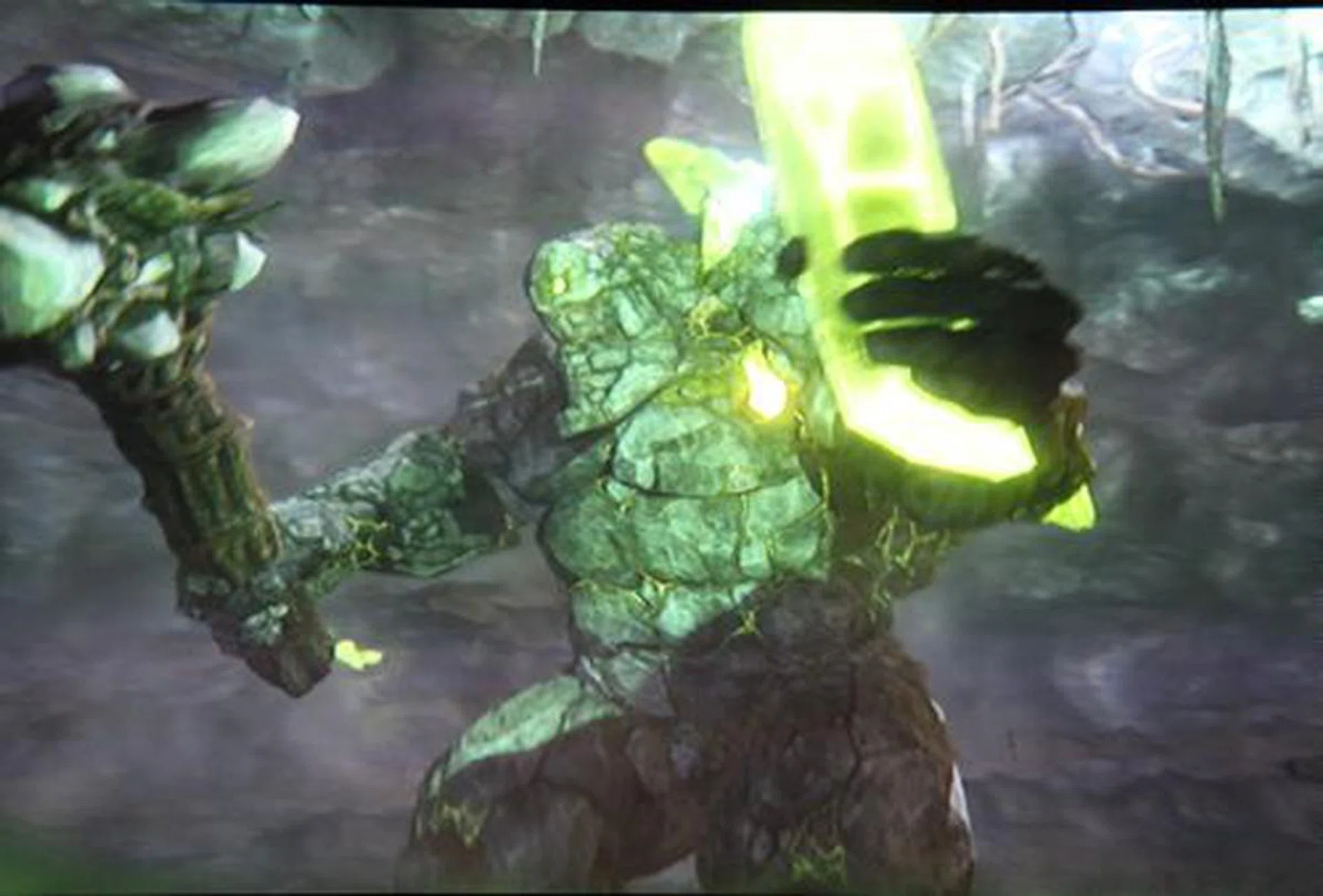 One of the demos showcased to highlight tesselation performance on the GTX 480 GPU was BigSquid's Stone Giant. Here's a snapshot from the demo.