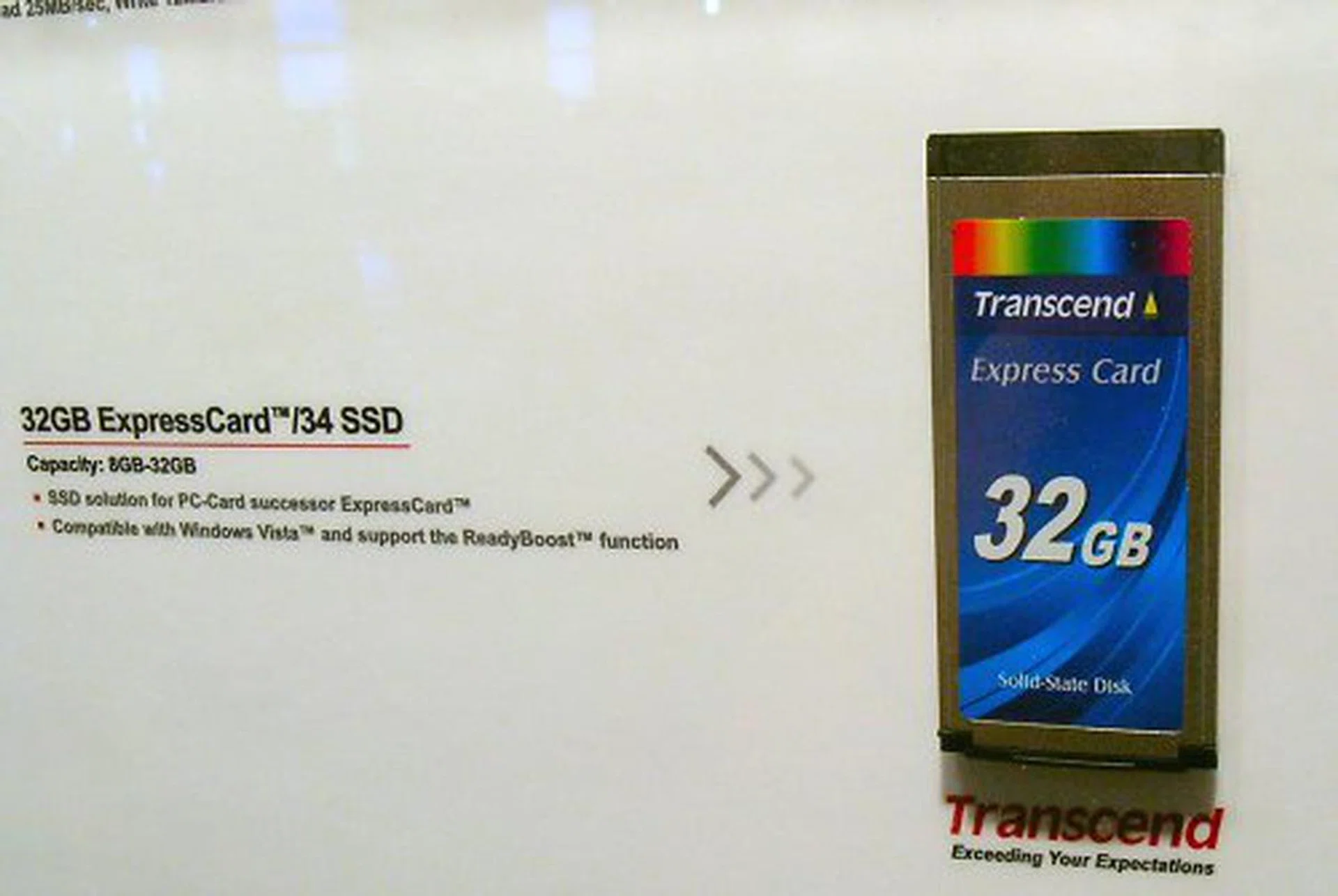  SSDs are everywhere, in every interface, for every platform. They've suddenly exploded into the market. How about a 32GB ExpressCard drive that can be used in notebooks.  