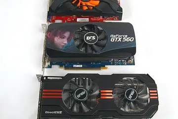 We got three graphics cards from ASUS, ECS and Palit, all at different clock speeds. You definitely want to check the clock speeds on this SKU before putting down the cash.
