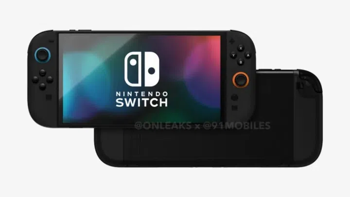 There is a new button above the Home button on the right Joy-Cons. Photo: @OnLeaks x @91Mobiles