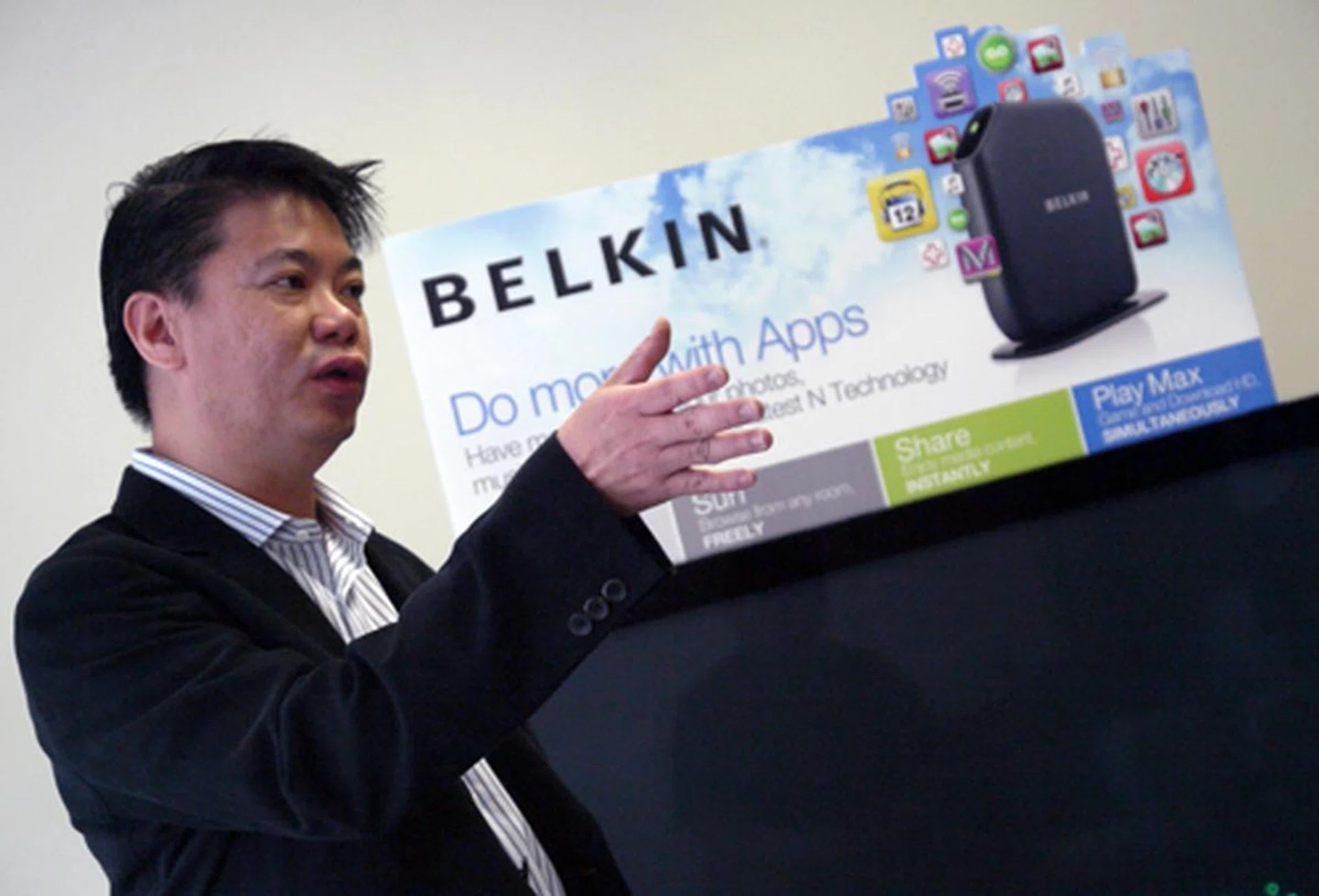 Belkin has already established itself as the number one provider for iPod and iPad accessories, according to Mr Lye. In the networking field, the company is turning its attention on delivering simple yet efficient tools for consumers.
