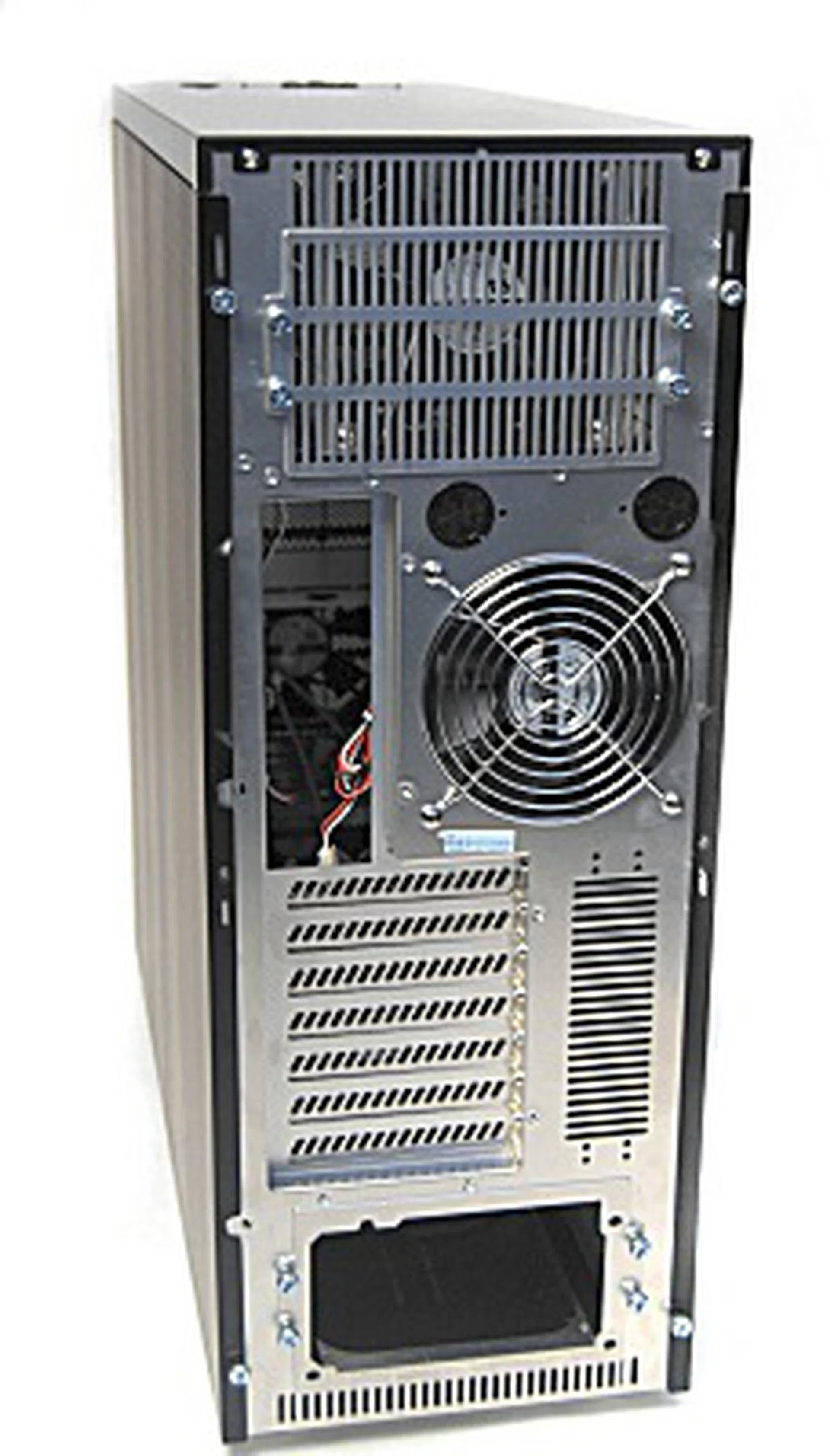 There's plenty of space on the PC-A77, and the back of the casing is proof with its layout, which includes a space for a HDD cage and fan.
