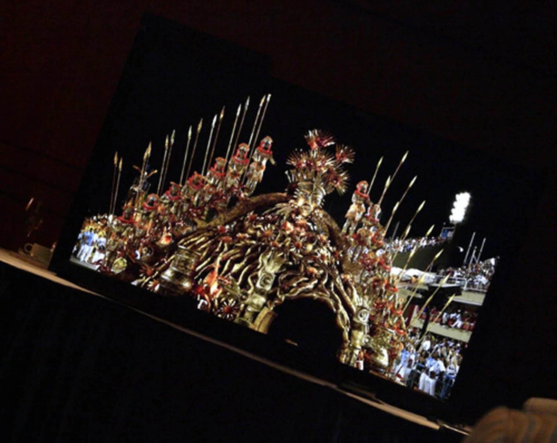 Sony's recorded and uncompressed 4K content was being flaunted to members of the press during their demonstration. It's nice, but when can we have some?