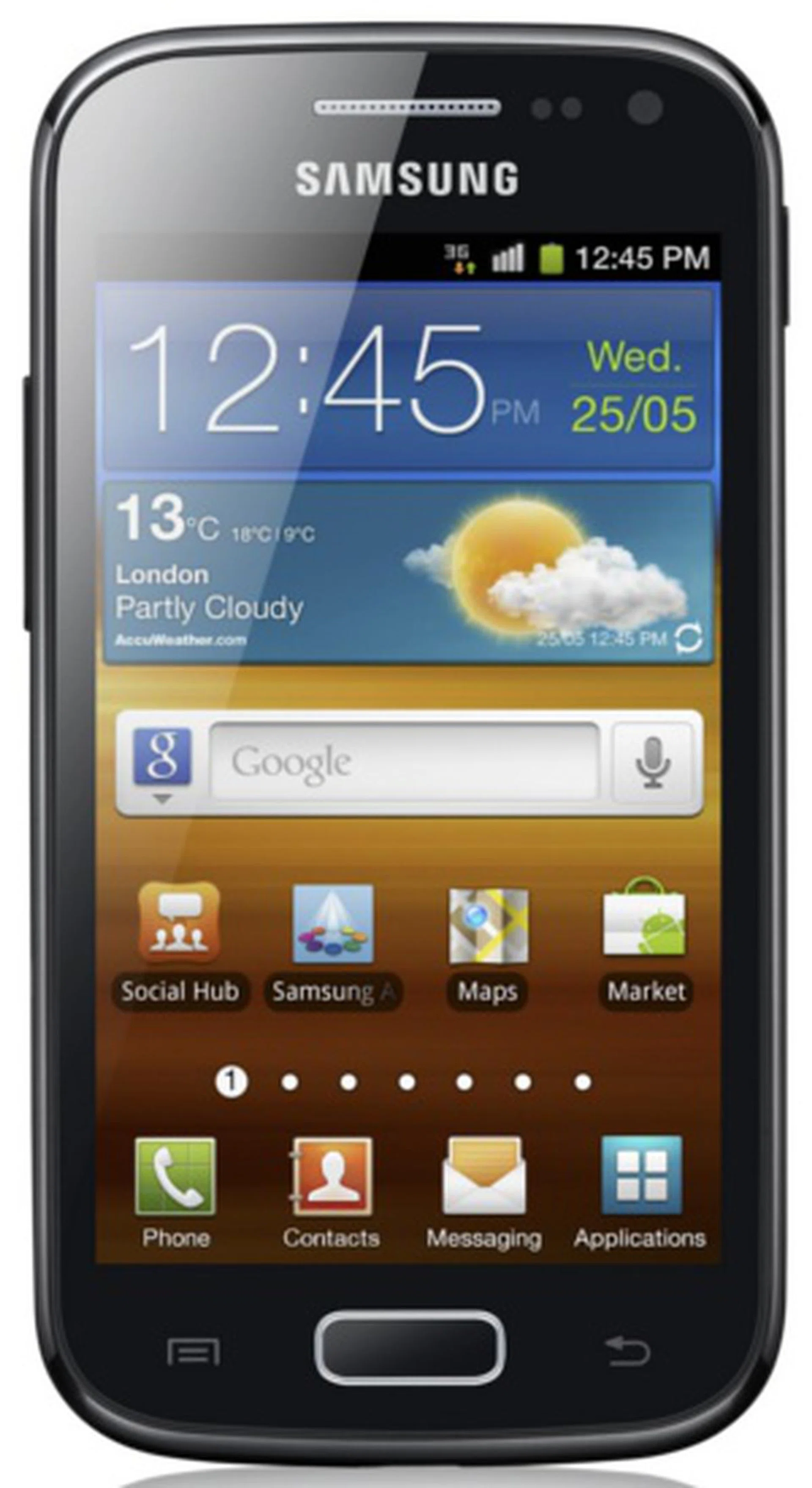 The Galaxy Ace 2 is understandably less eye-catching than the other Galaxy devices in its lineup.