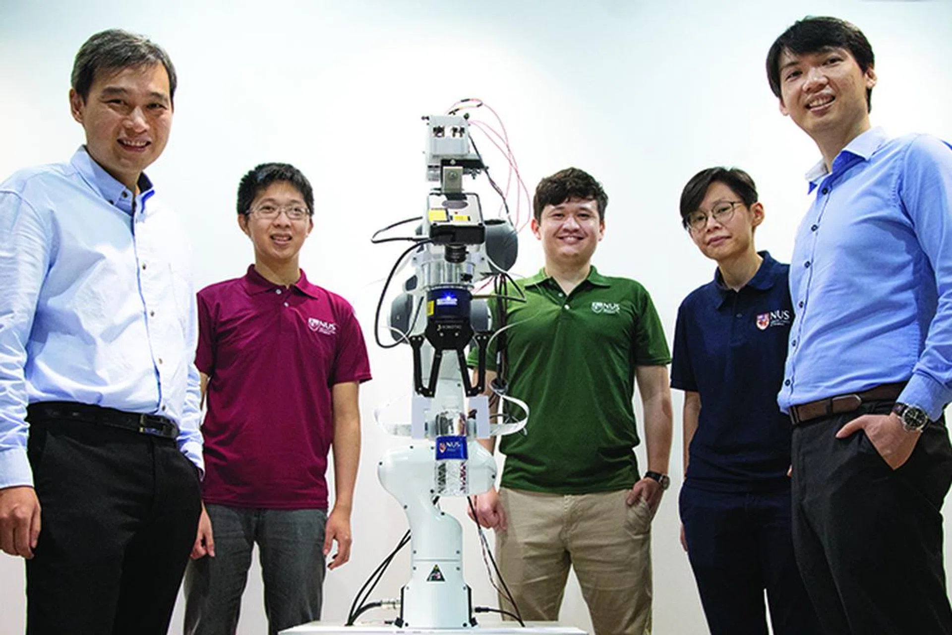 The NUS research team behind the novel research, led by Assistant Professor Harold Soh (left) and Assistant Professor Benjamin Tee (right). (Photo: NUS)