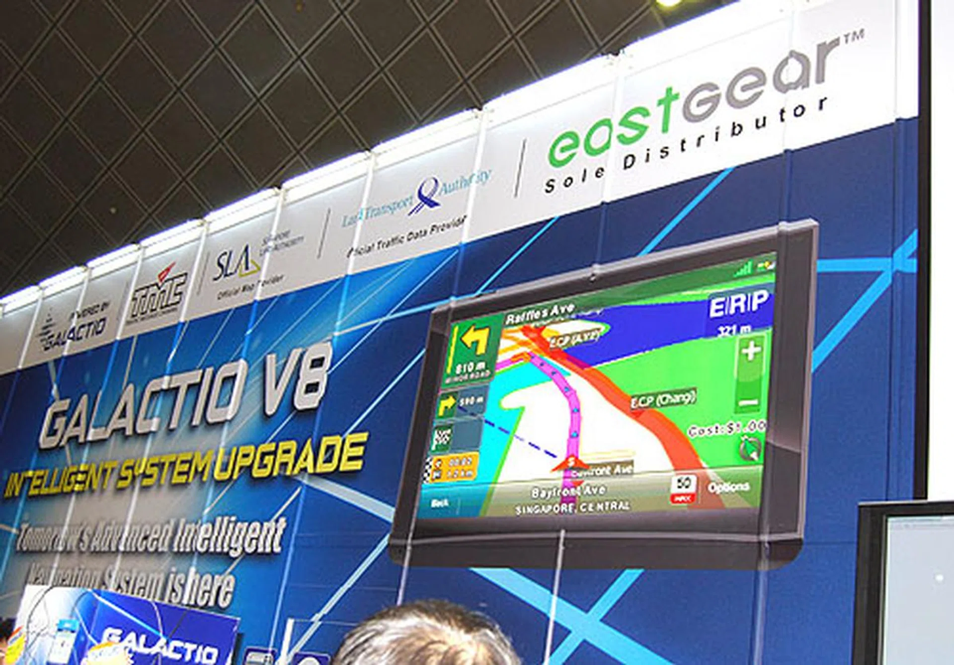 Eastgear's booth may sell a variety of gadgets, including flash, chargers, and batteries but as you can tell, the main focus are its GPS devices from Sensonic and Holux.