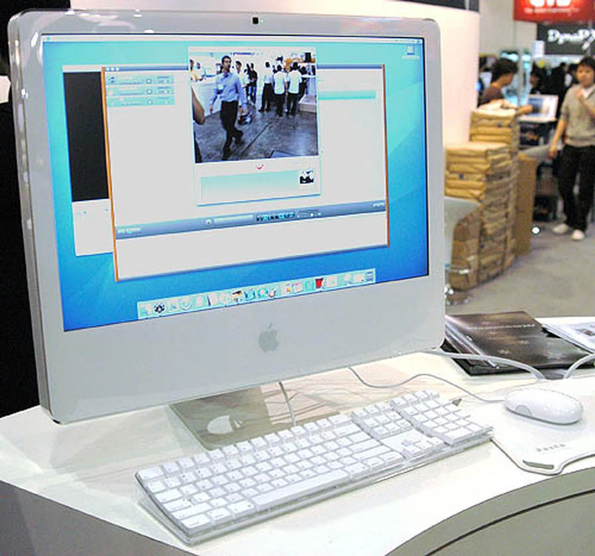 Big and wide are two descriptors for the latest iMac which now comes with a 24-inch LCD widescreen display and is powered by GeForce 7300 GT graphics. All the Mac goodness for $3,388 and comes with a voucher worth $344.