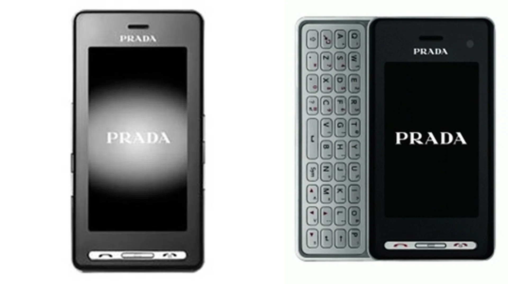 LG KE850 Prada (left) and LG KF900 Prada (right) were announced in 2007 and 2008 respectively.