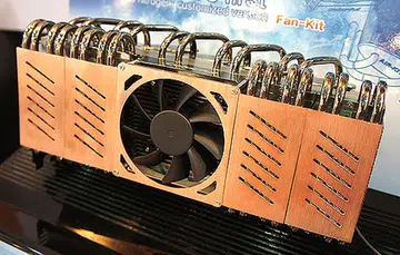 I might have one fan, but I back it up with 32 heat pipes!