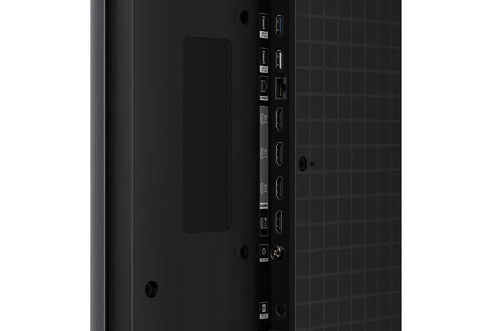 The ports available on the 75-inch version. Image: TCL.