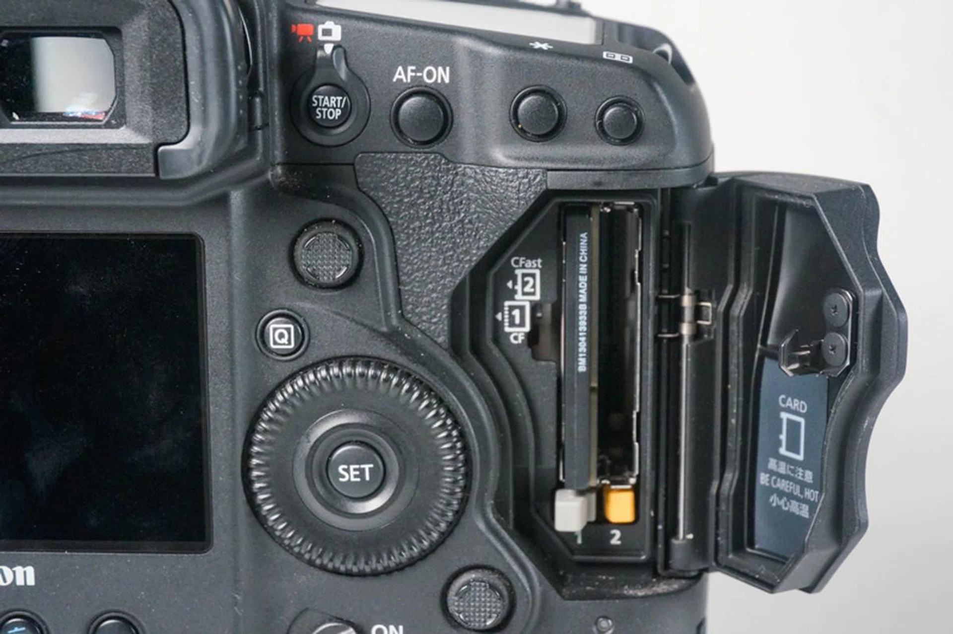 You have to pay attention to the markings to ensure you don't put the wrong type of card into each slot.