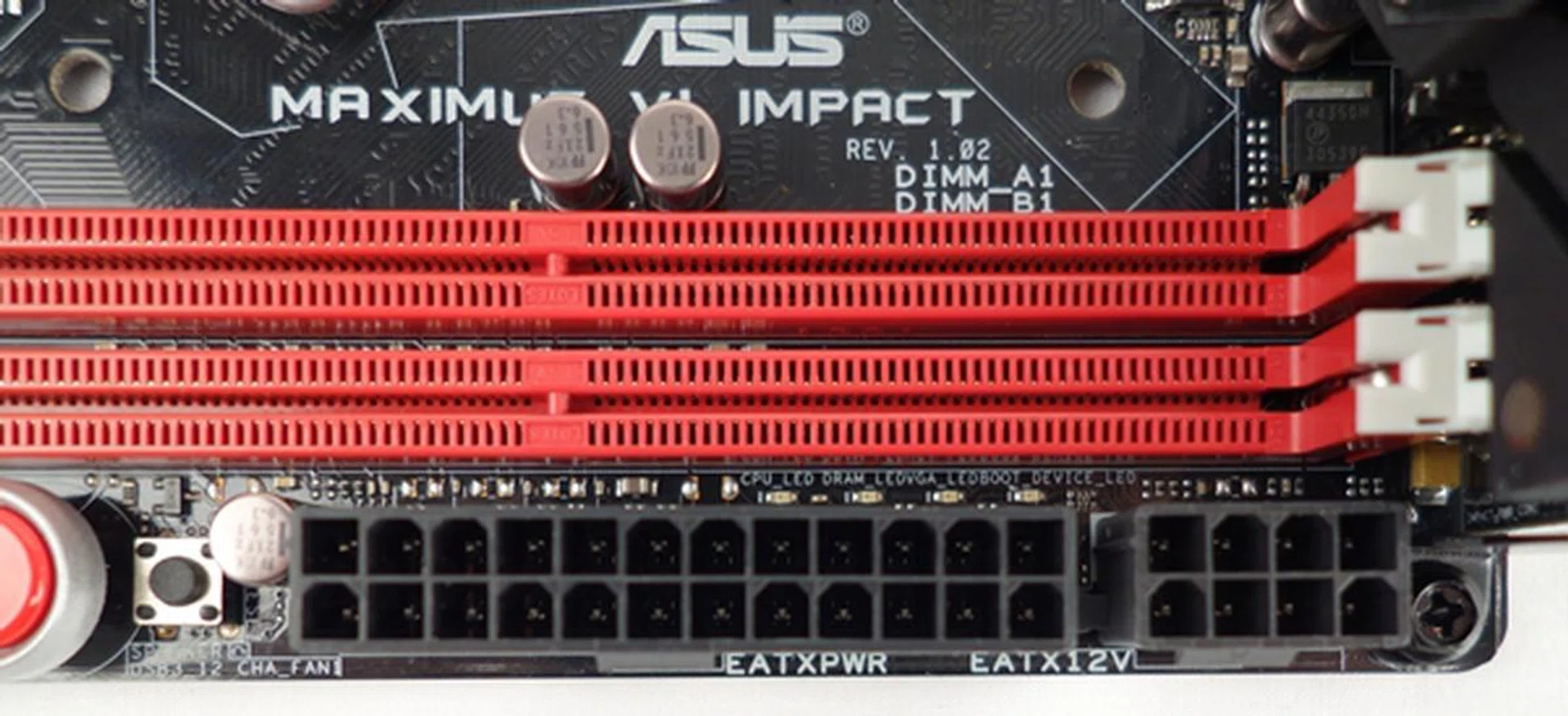 There is a 24-pin EATX connector and an 8-pin EATX 12V connector to power up the board.