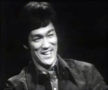 Bruce Lee, in a still from ‘The Lost Interview’ with Pierre Berton.