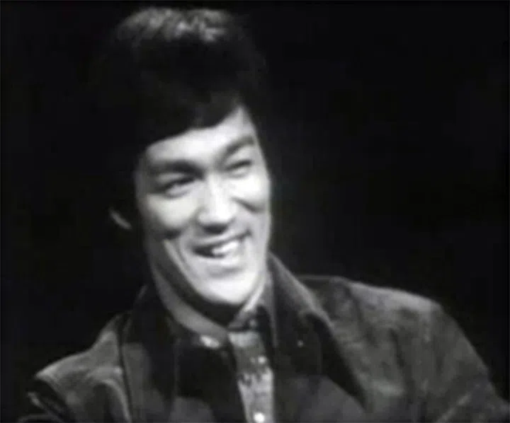 Bruce Lee, in a still from ‘The Lost Interview’ with Pierre Berton.