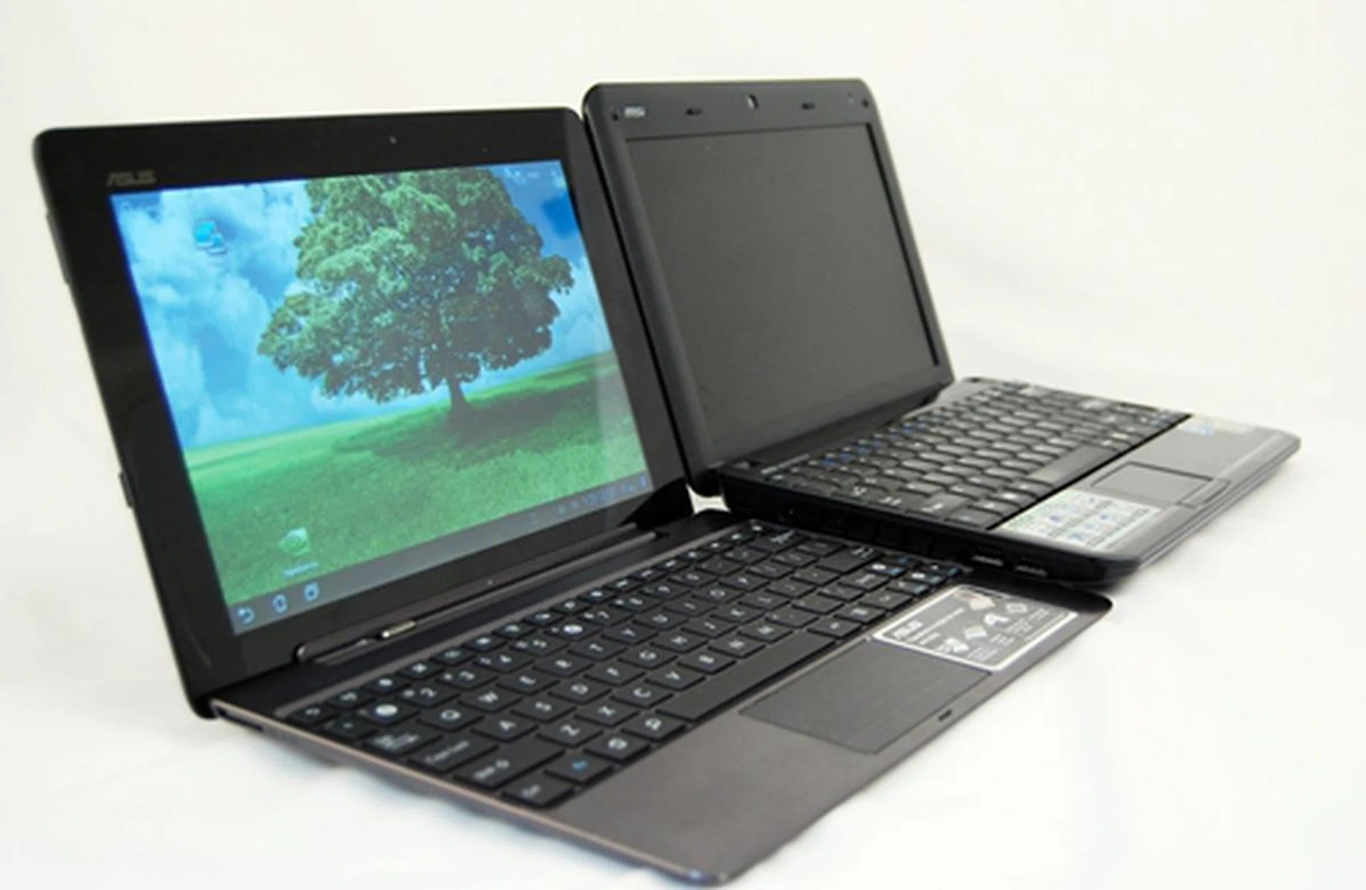 When the first netbook arrived on the market three years ago, consumers were raving about its portability. Fast forward to today, the ASUS Eee Pad Transformer represents the next standard in mobile computing. It provides comparable, if not better battery performance than the MSI Wind U100 netbook (right) in a slimmer and more portable form factor.