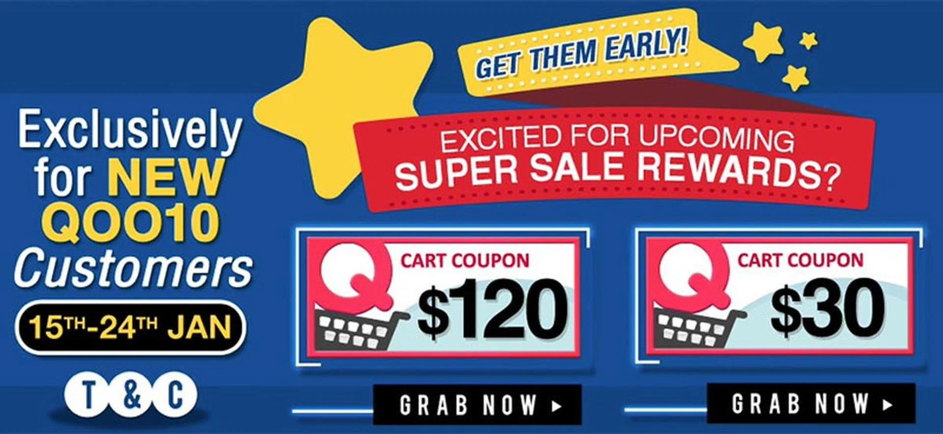 Note: The coupons are for newly registered users and for online purchases only.