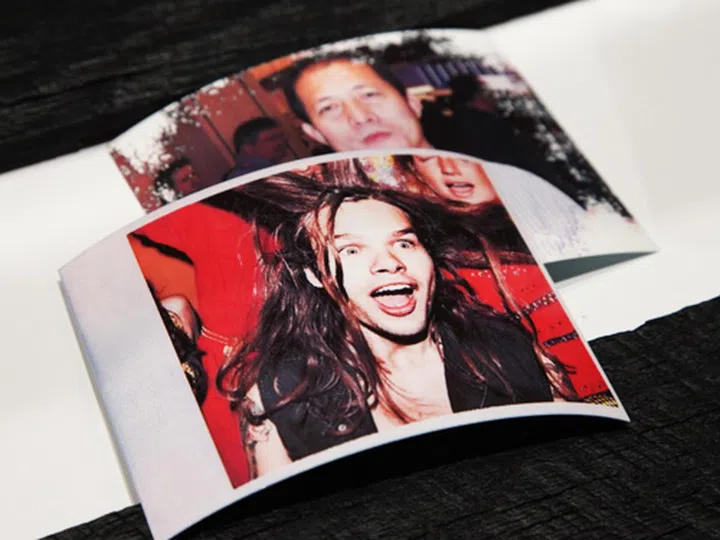 Sample prints produced using the Polaroid Z340.