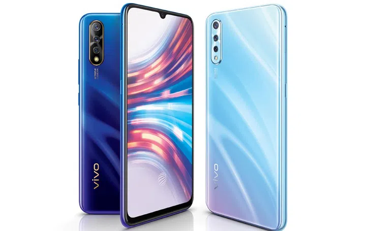 Take your pick of Cosmic Purple (left) or Aqua Blue (right).