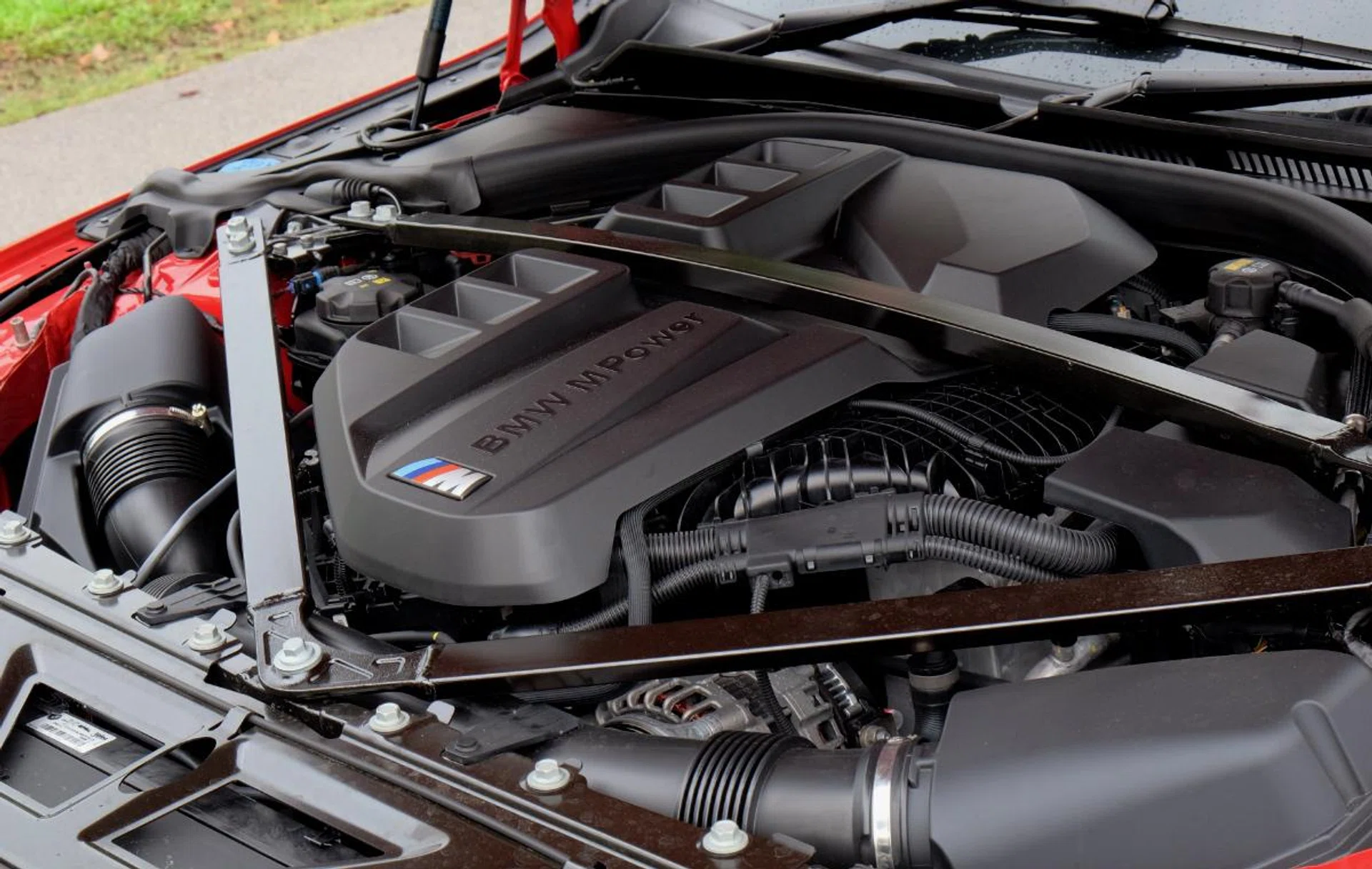 BMW says the 3-litre twin-turbo straight six develops 510hp, but it feels like more.