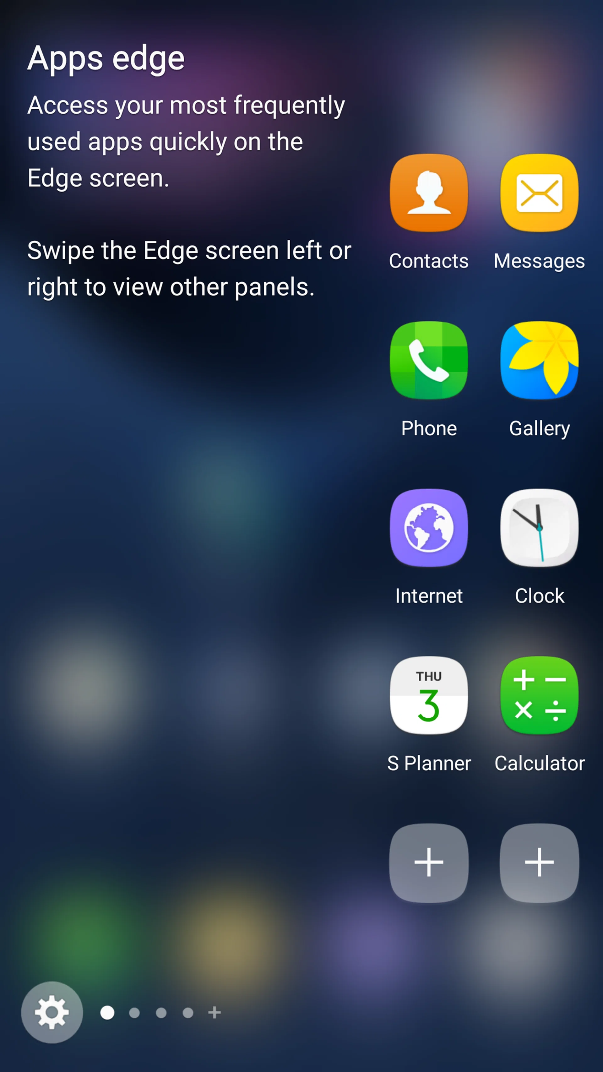 Add two rows in the Edge panel, instead of just one.