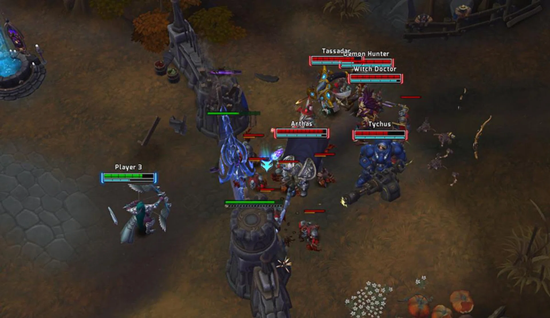 Gated towers will prevent enemy pursuit and allow you to defend from behind the safety of your own walls.