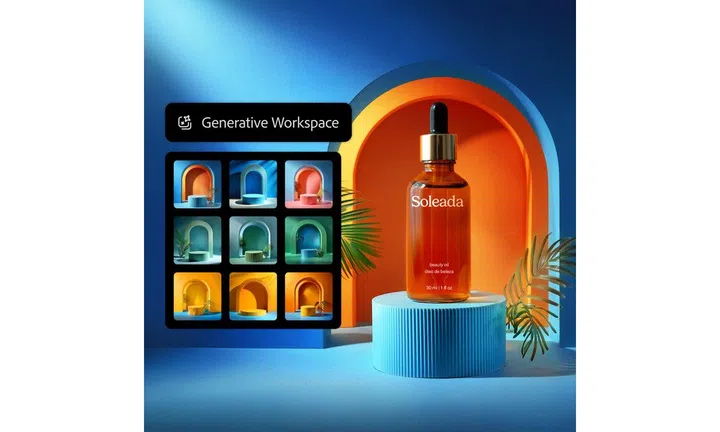 Photoshop Generative Workspace Beta. Photo: Adobe