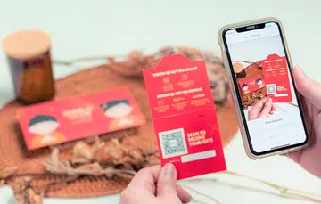 DBS QR Gift cards.