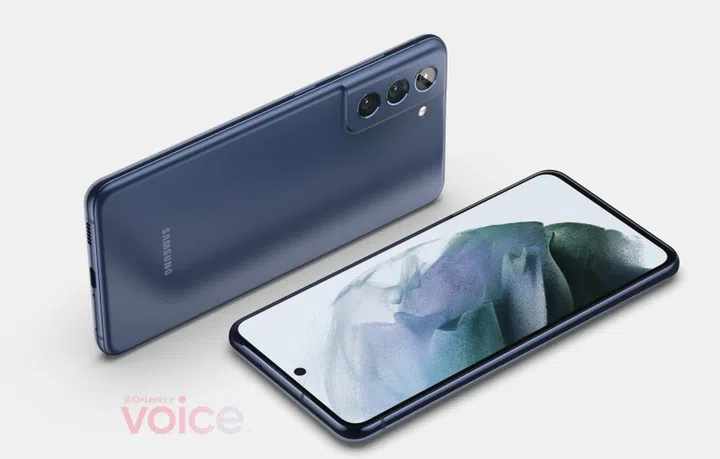 The design of the rear camera module on the Samsung Galaxy S21 FE is different from the Galaxy S21 lineup. <br>Image source: @OnLeaks