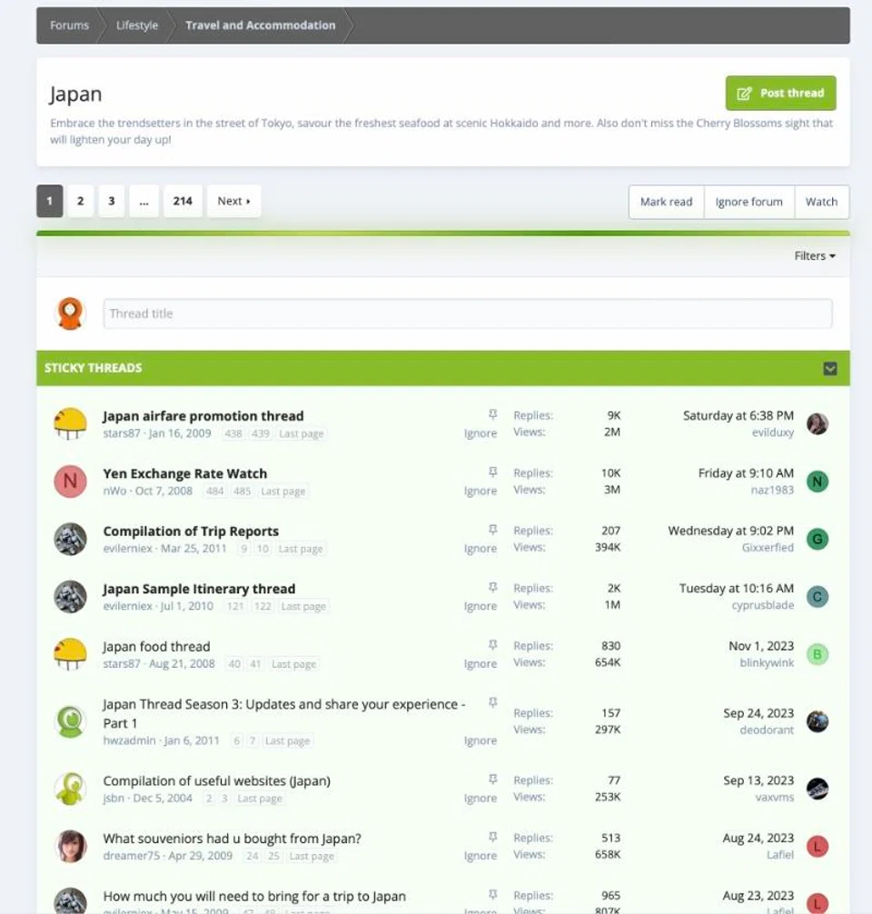 Check out the forums for even more information!