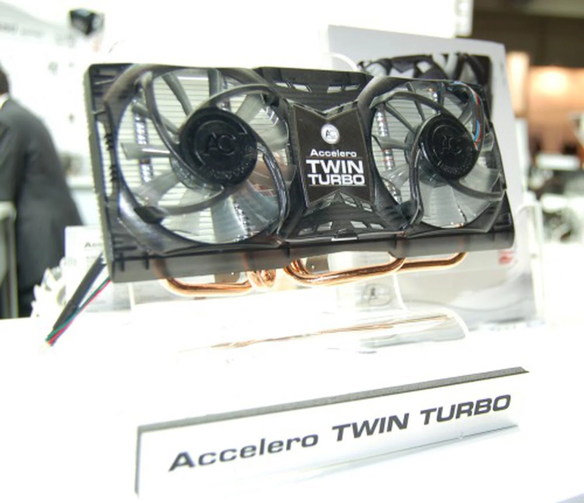  This new Accelero Twin Turbo is built to tackle performance range graphics cards like the GeForce 9 series and Radeon 4800 series. Dual 92mm PWM fans and quad heat-pipes achieve up to 160 watts of cooling capacity.  