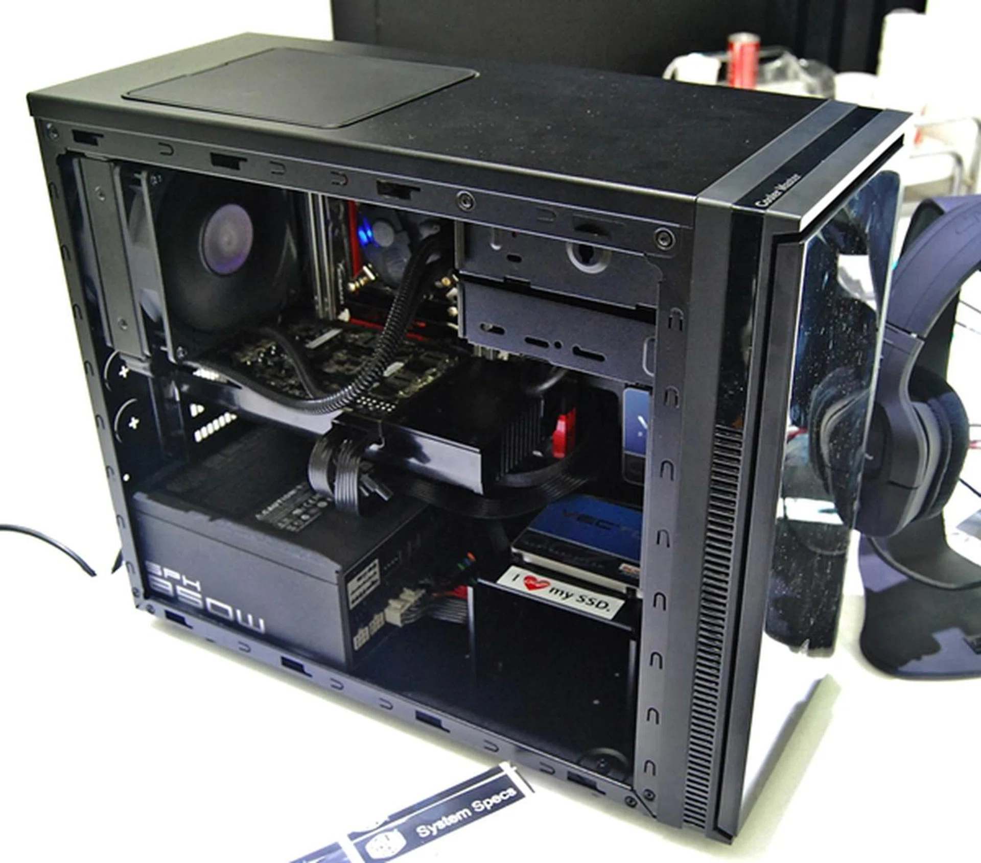 The Silencio 352 chassis is ideal for a compact form factor desktop system with noise-dampening features. It will certainly appeal to gamers and system builders looking for that whisper-quiet rig!