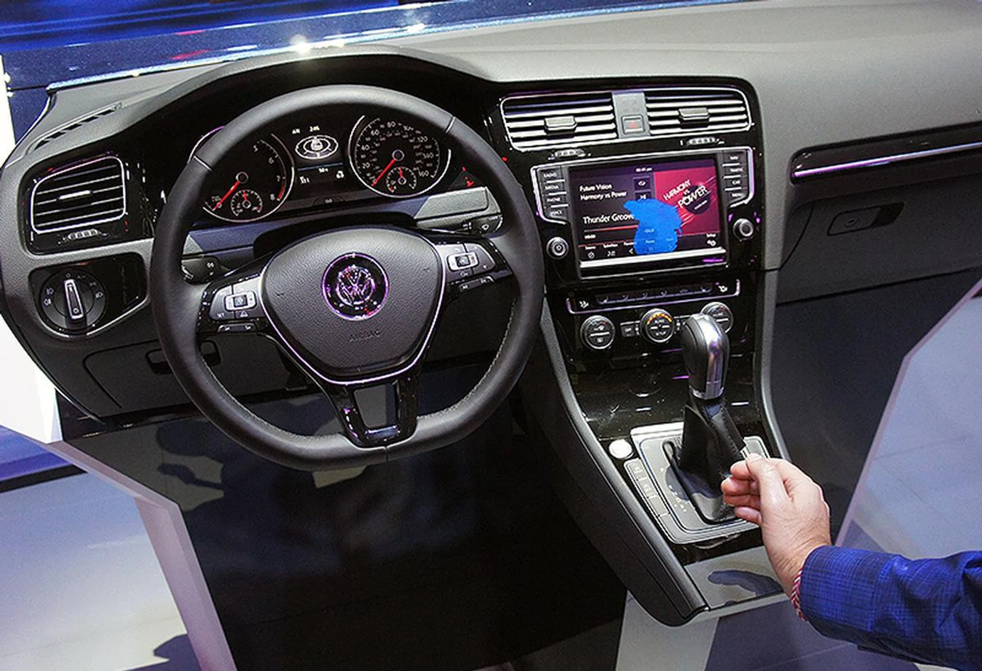 Cars of the future will allow occupants to interact with it using hand gestures. We tried out Volkswagen's system, but found it to be unintuitive to use. 