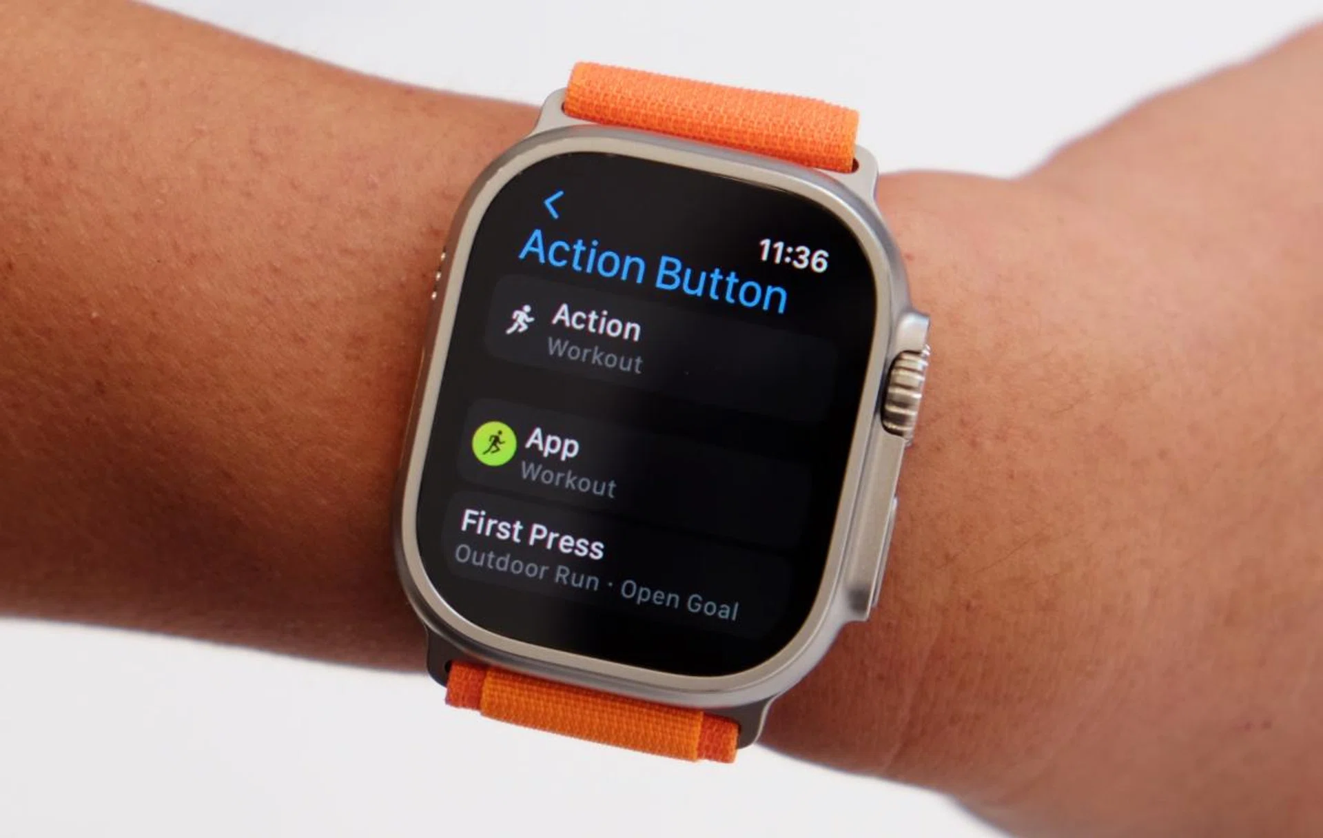 The Action Button is a customisable shortcut button.