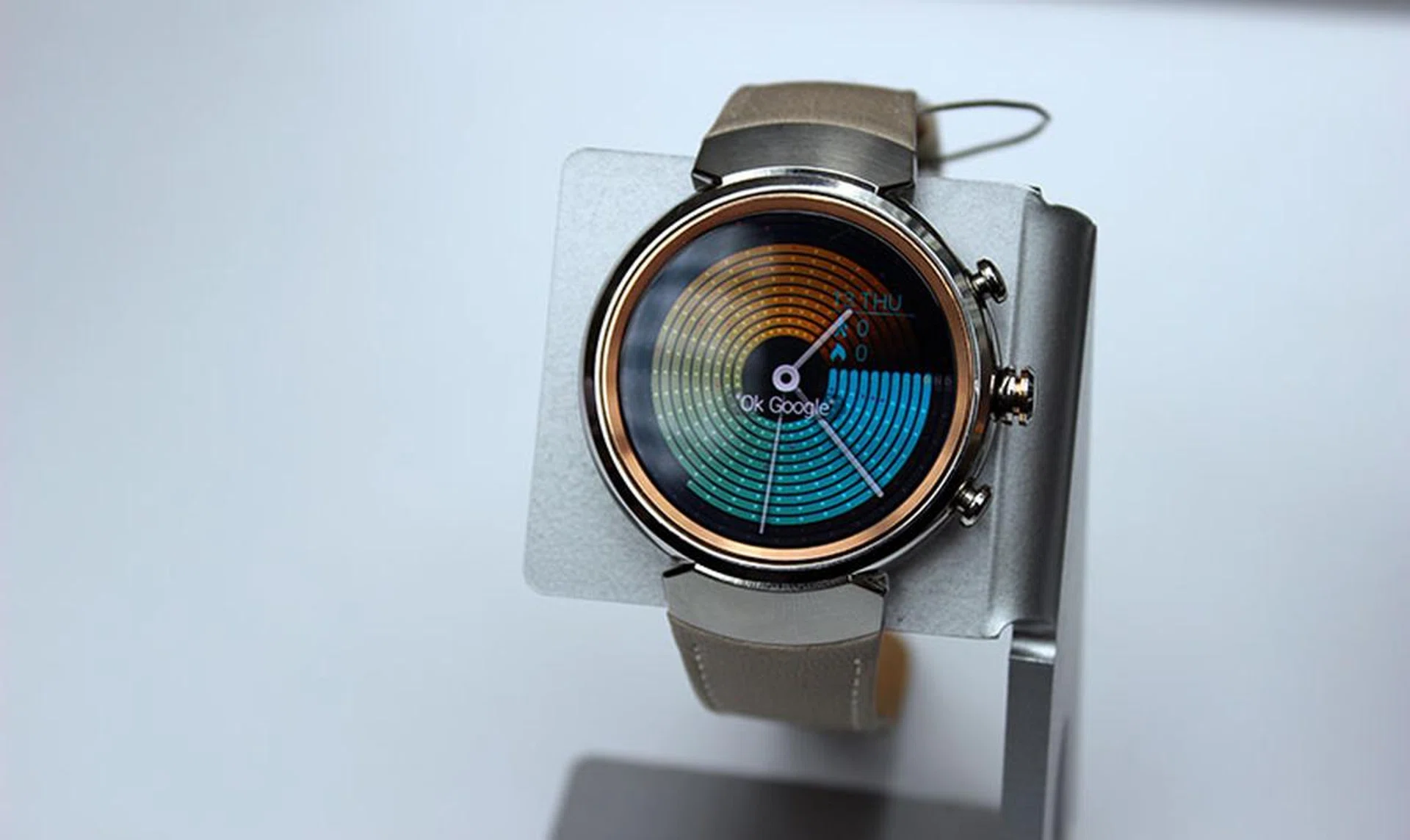 The ZenWatch 3 is ASUS' first smartwatch with a round face.