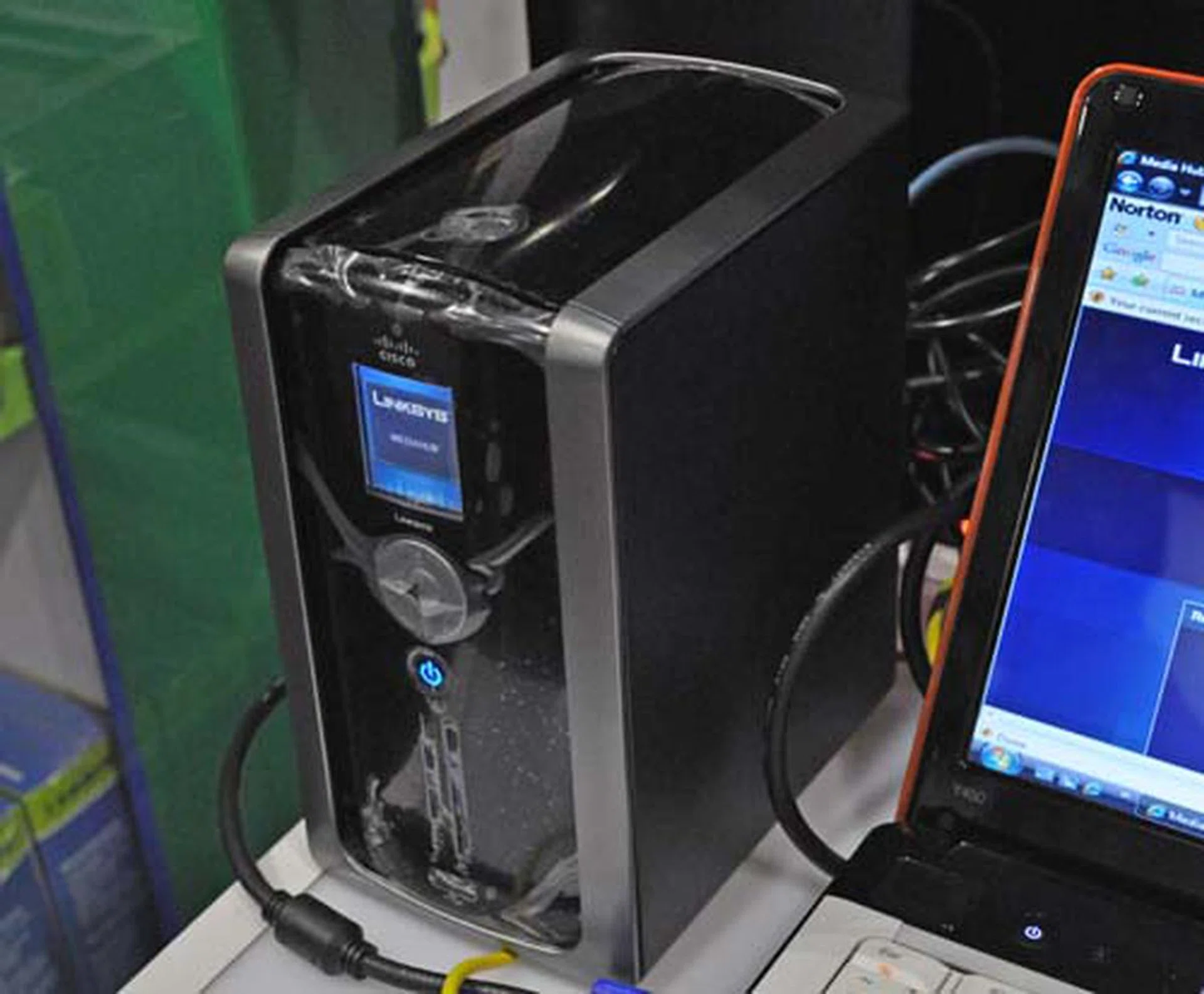 Need a NAS to store and organize your media files? The Linksys NMH405 will only set you back by $269 and comes with a 500GB HDD.