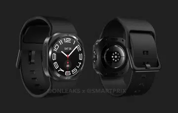 Purported render of the Samsung Galaxy Watch7 Ultra. (Image source: @OnLeaks x @SmartPrix).