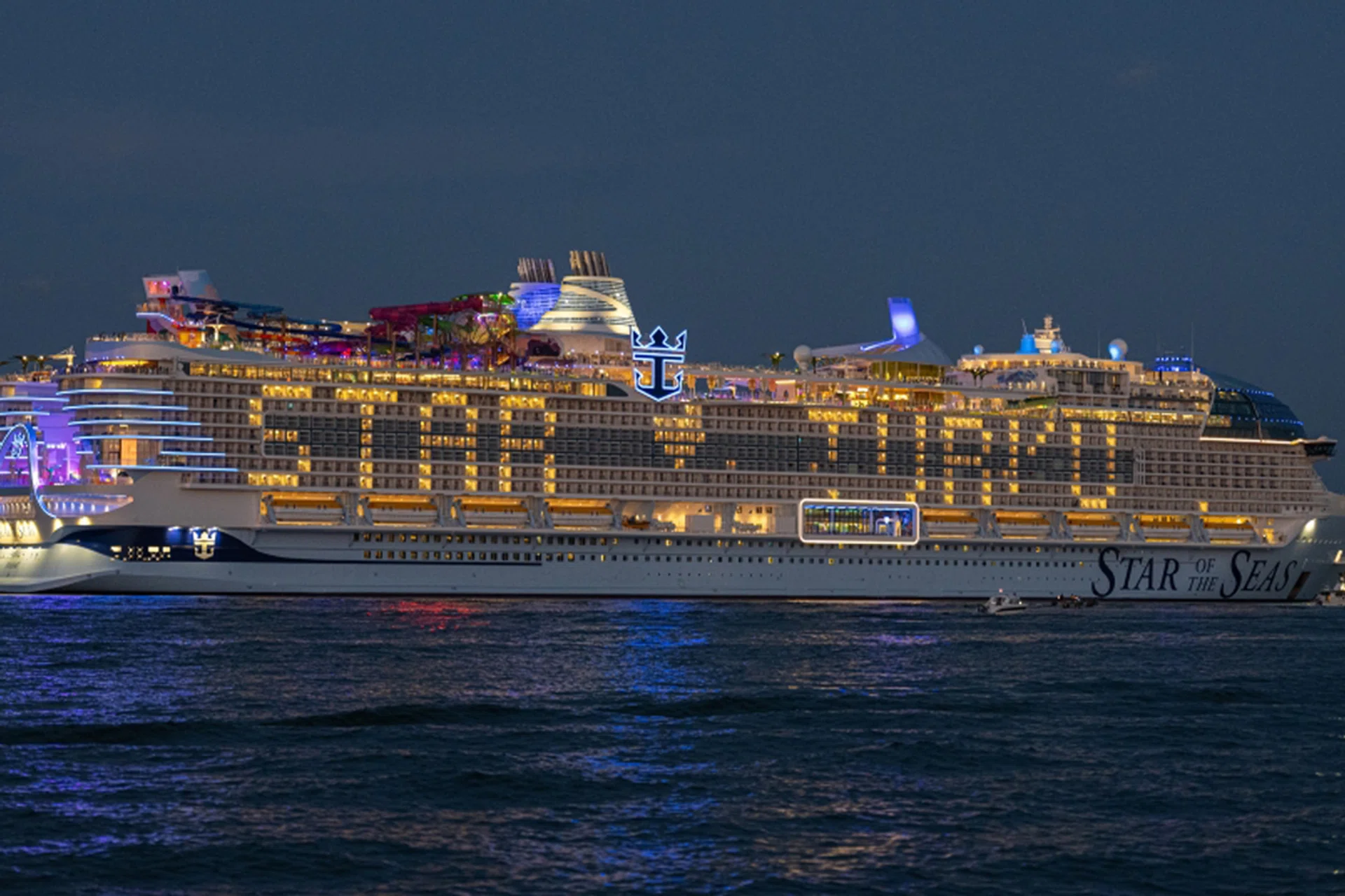 Royal Caribbean Star of the Seas in-cabin Samsung 4K smart TV.
