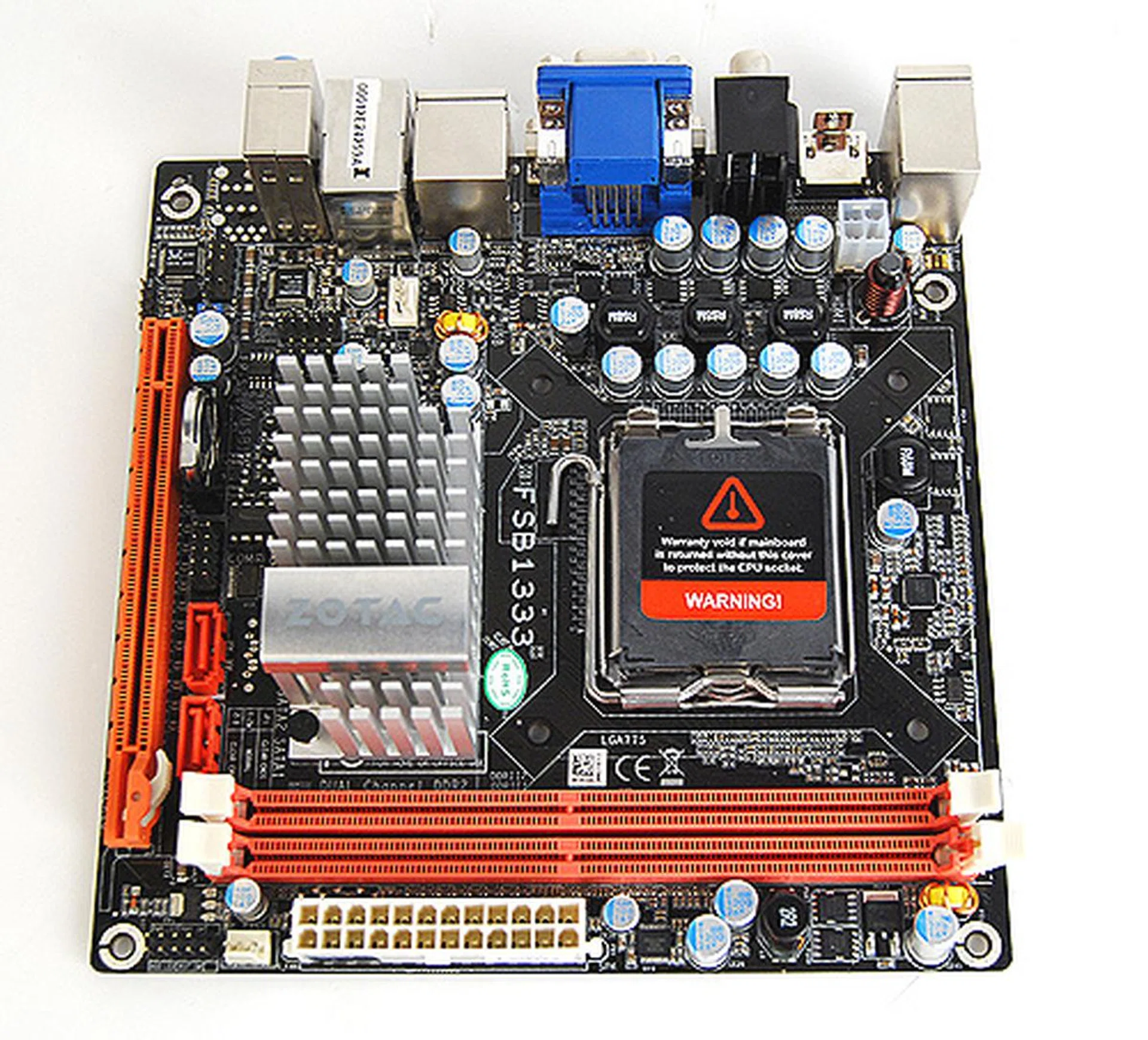Here's the Zotac GeForce 9300-ITX WiFi motherboard again as we scrutinize its features and layout.